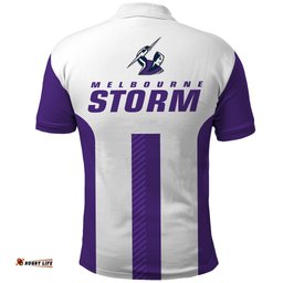 Storm Rugby 2023 Polo Shirt White Sporty Go Storm - Tee Aussie