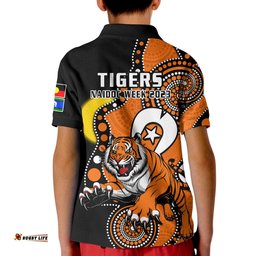 Wests Tigers Rugby NAIDOC 2023 Polo Shirt For Our Elders Indigenous Art Amazing Aussie