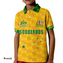Custom Personalised Australia Soccer Polo Shirt Socceroos Vibe Style  Amazing Aussie