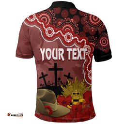 Sydney Swans Football ANZAC 2023 Polo Shirt Aboriginal Mix Slouch Hat Amazing Aussie