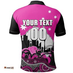 Custom Personalised And Number Happy Australia Day- Sydney Sixers Polo Shirt Tee Aussie