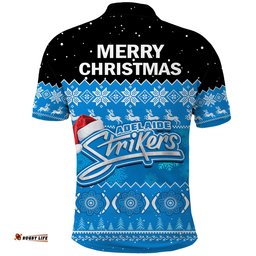 Adelaide Strikers Cricket Polo Shirt Aboriginal Merry Christmas Tee Aussie