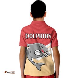 Redcliffe Dolphins Rugby Polo Shirt Simple Style Amazing Aussie