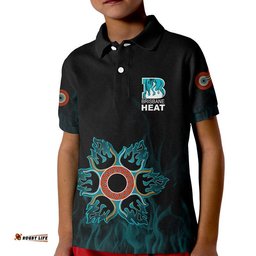 Custom Personalised And Number Brisbane Heat Polo Shirt Twenty20 Cricket Replica Jersey Amazing Aussie