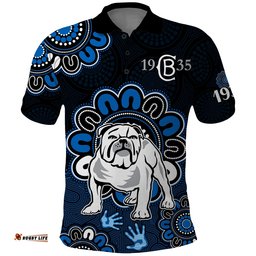 Custom Personalised NRL Canterbury-Bankstown Bulldogs Rugby Berries 1935 Aboriginal No2 Polo Shirt Amazing Aussie