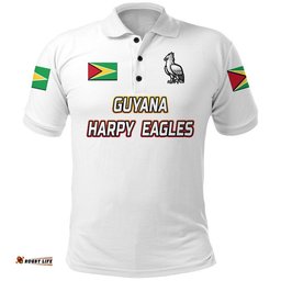 Custom Personalised Guyana Cricket Harpy Eagles Polo Shirt Special Style Amazing Aussie