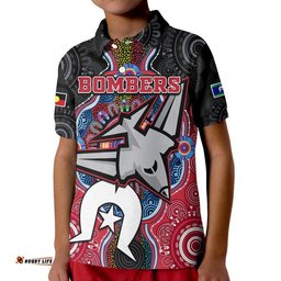 Bombers Football NAIDOC Week Polo Shirt Indigenous Tee Aussie