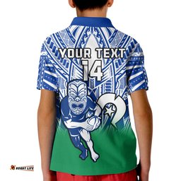 Custom Text And Number Warriors Rugby NAIDOC 2023 Polo Shirt New Zealand Tiki For Our Elders Amazing Aussie