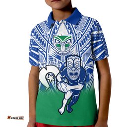 Custom Text And Number Warriors Rugby NAIDOC 2023 Polo Shirt New Zealand Tiki For Our Elders Amazing Aussie