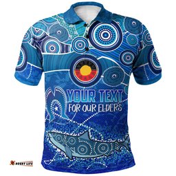 Australia Cronulla NAIDOC Week 2023 Polo Shirt - Custom For Our Elders Polo Shirt Tee Aussie