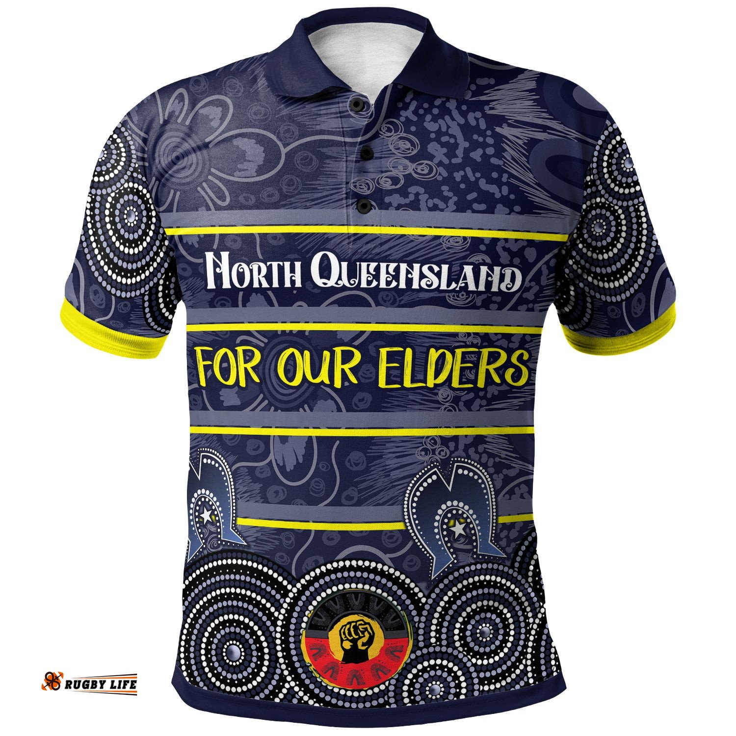 Australia North Queensland NAIDOC Week 2023 Polo Shirt - Custom For Our Elders Polo Shirt Tee Aussie