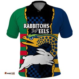 NRL Combine Rabbitohs and Eels Polo Shirt Amazing Aussie
