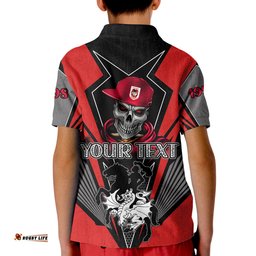 Custom Personalised Dragons Rugby Polo Shirt Mascot St. George Illawarra Since 1998 Cool Skull Amazing Aussie