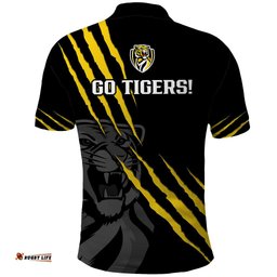 Richmond Football 2023 Polo Shirt Go Tigers Sporty Style - Tee Aussie