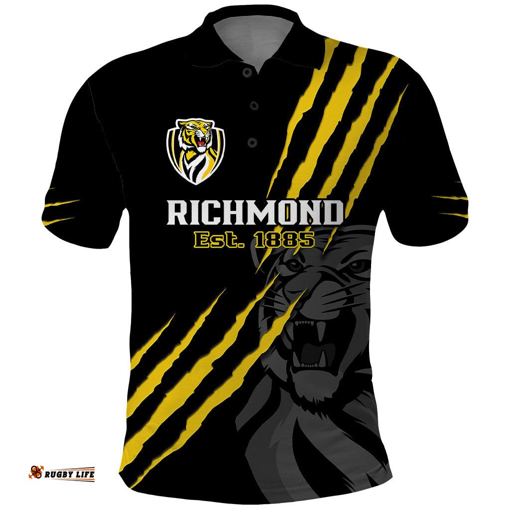 Richmond Football 2023 Polo Shirt Go Tigers Sporty Style - Tee Aussie
