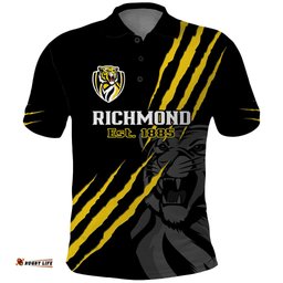 Richmond Football 2023 Polo Shirt Go Tigers Sporty Style - Tee Aussie