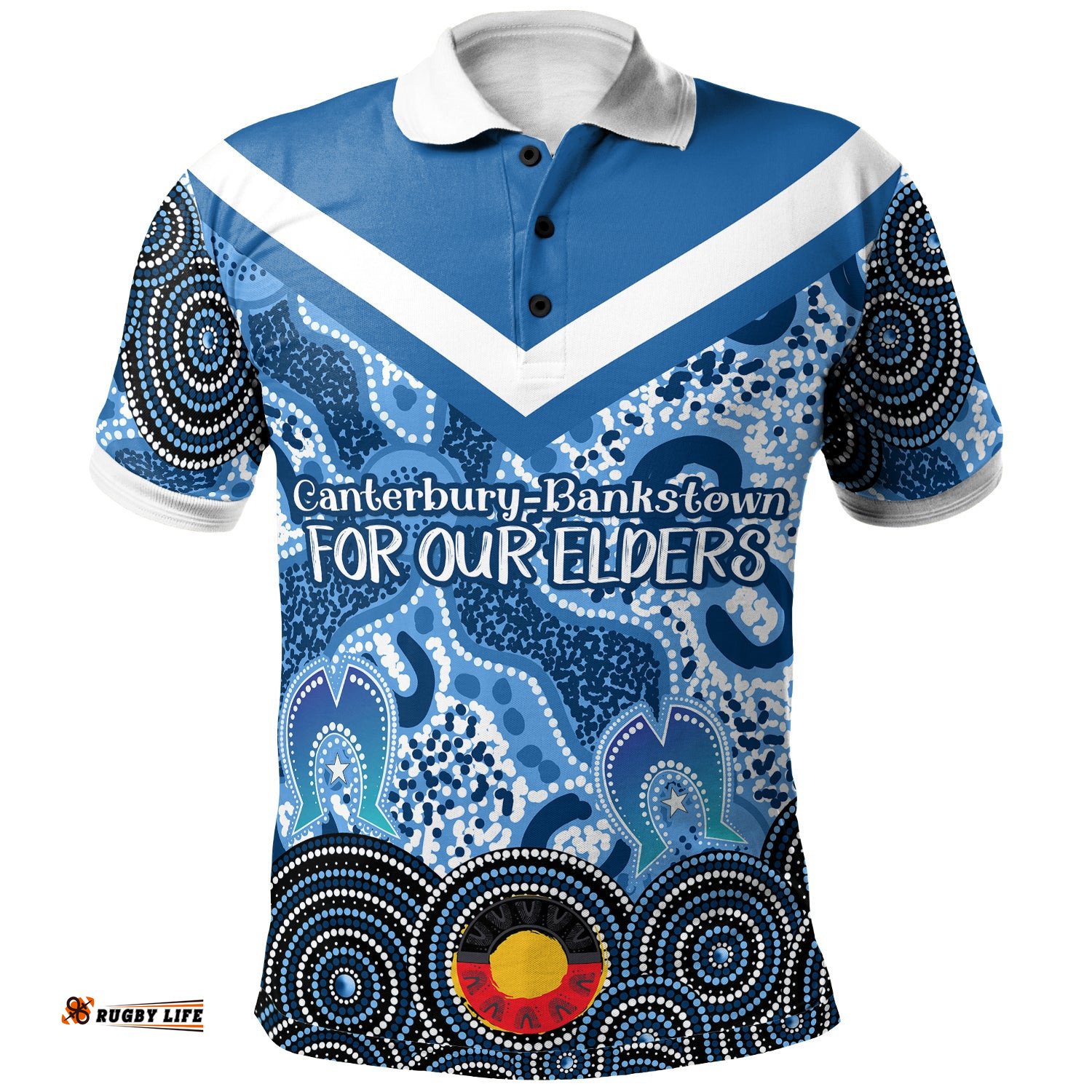 Australia Canterbury-Bankstown NAIDOC Week 2023 Polo Shirt - Custom For Our Elders Polo Shirt Amazing Aussie