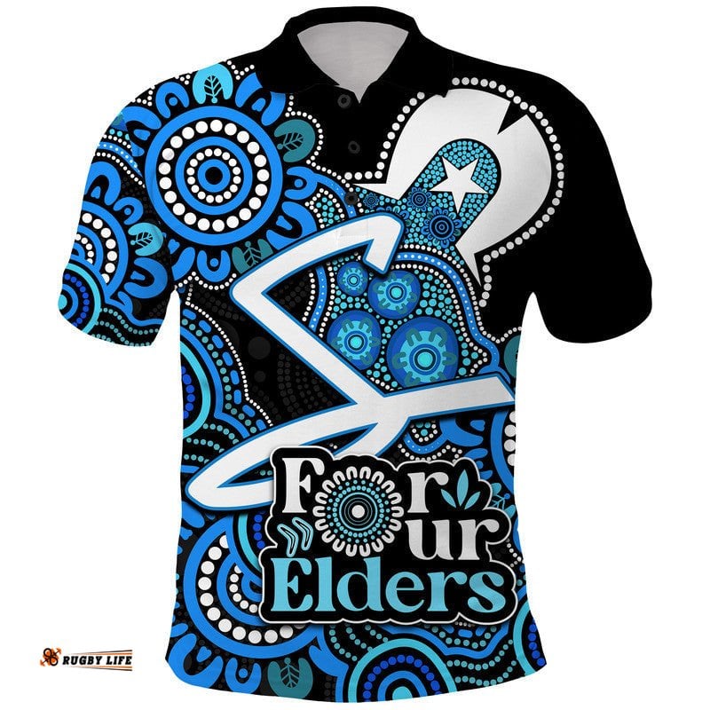 Adelaide Strikers Cricket Polo Shirt NAIDOC Torres Strait For Our Elders Amazing Aussie
