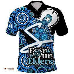 Adelaide Strikers Cricket Polo Shirt NAIDOC Torres Strait For Our Elders Amazing Aussie
