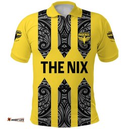 Custom Personalised Wellington Phoenix The Nix Maori Polo Shirt Soccer Club Original Style - Yellow Amazing Aussie