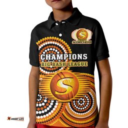 Perth Scorchers Cricket Polo Shirt Champions BBL12 Proud Indigenous Art Amazing Aussie