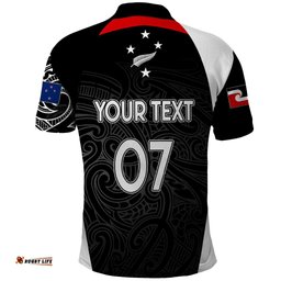 Personalised New Zealand Rugby Polo Shirt Aotearoa World Cup 2023 Champions