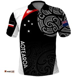 Personalised New Zealand Rugby Polo Shirt Aotearoa World Cup 2023 Champions