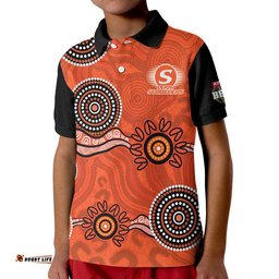 Perth Scorchers Cricket Dots Polo Shirt Amazing Aussie