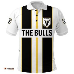 Custom Personalised Macarthur The Bulls Polo Shirt Soccer Club Original Style - White Amazing Aussie