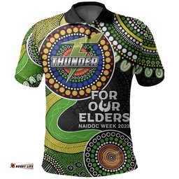 Sydney Thunder Cricket Polo Shirt NAIDOC 2023 Aboriginal Amazing Aussie