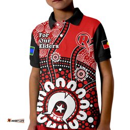 Melbourne Renegades NAIDOC 2023 Polo Shirt Indigenous For Our Elders Amazing Aussie