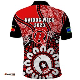 Melbourne Renegades NAIDOC 2023 Polo Shirt Indigenous For Our Elders Amazing Aussie