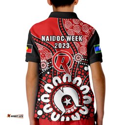 Melbourne Renegades NAIDOC 2023 Polo Shirt Indigenous For Our Elders Amazing Aussie