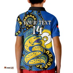 Custom Text And Number Eels Rugby NAIDOC 2023 Polo Shirt For Our Elders Aboriginal Amazing Aussie