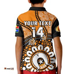 Custom Text And Number Perth Scorchers NAIDOC 2023 Polo Shirt Indigenous For Our Elders Amazing Aussie