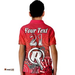 Custom Personalised Melbourne Renegades Champions Polo Shirt Lizard Indigenous Aboriginal Amazing Aussie