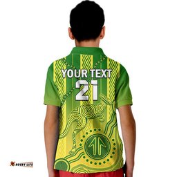 Custom Personalised Australia Soccer Polo Shirt Go Aussie Socceroos With Kangaroo Amazing Aussie