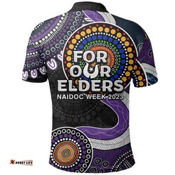 Storm Rugby Polo Shirt NAIDOC 2023 Aboriginal Amazing Aussie