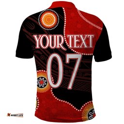 Personalised NAIDOC Week 2023 NRL Dragons For Our Elders Polo Shirt Amazing Aussie