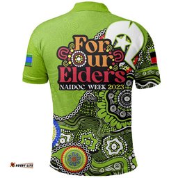 Sydney Thunder Cricket Polo Shirt NAIDOC 2023 Patterns Amazing Aussie