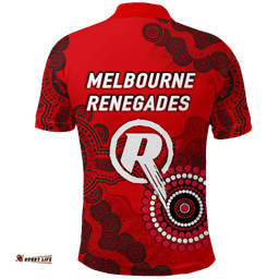 Melbourne Renegades Aboriginal Art Cricket 2022 Polo Shirt