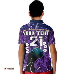 Custom Personalised Storm Rugby Polo Shirt Indigenous With Thunder Go Storm Amazing Aussie