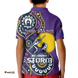 Storm Rugby NAIDOC 2023 Polo Shirt For Our Elders Aboriginal Amazing Aussie