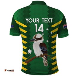 Custom Australia Field Hockey Polo Shirt Go Champions Kookaburras National Color