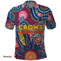 Personalised Lions NAIDOC Week 2024 Polo Shirt Aussie Aboriginal Art