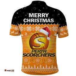 Perth Scorchers Cricket Polo Shirt Aboriginal Merry Christmas Amazing Aussie