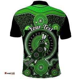 Personalised Australian Astrology Polo Shirt Aboriginal Platypus Zodiac Sign