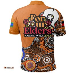Perth Scorchers Cricket Polo Shirt NAIDOC 2023 Patterns Amazing Aussie