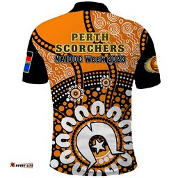 Perth Scorchers NAIDOC 2023 Polo Shirt Indigenous For Our Elders Amazing Aussie