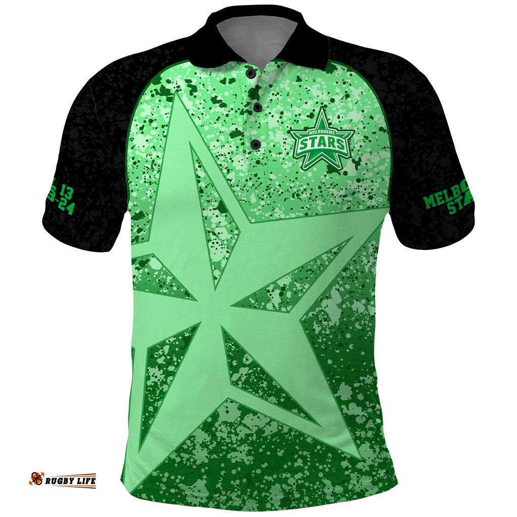 Melbourne Stars Custom Polo Shirt BBL Cricket Team 2024